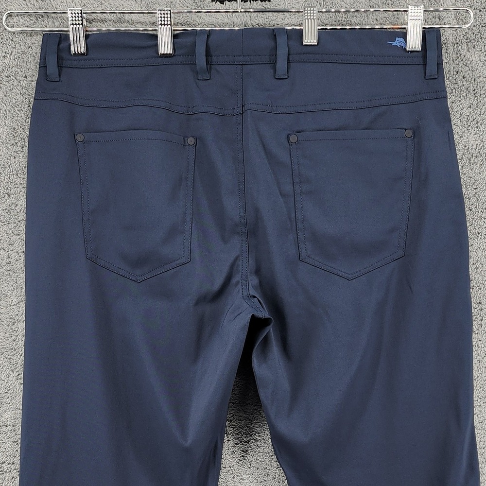 Tommy Bahama Pants Mens 36x29 Navy IslandZone Performance 5-Pocket Straight Golf